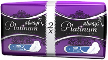 ALWAYS прокладки PLATINUM ULTRA night DUO 14шт