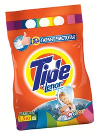 TIDE автомат 1500г КОЛОР lenor touch