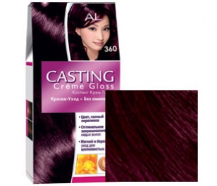 Casting Crème Gloss краска 360 черная вишня