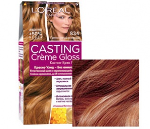 Casting Crème Gloss краска 834 янтарный русый