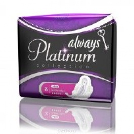 ALWAYS прокладки PLATINUM ULTRA super plus 8шт