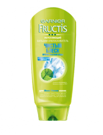 GARNIER FRUCTIS бальзам-ополаскиватель укрепляющий ЧИСТЫЙ БЛЕСК 