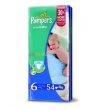 PAMPERS подгузники ACTIVE BABY 6 extra lage 16+кг 54шт