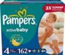 PAMPERS подгузники ACTIVE BABY 4 maxi 7-18кг 62шт